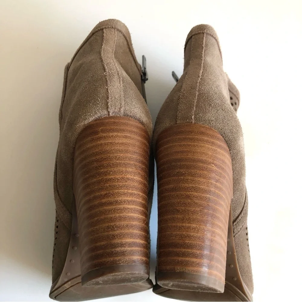 Lucky Brand Lakyn Perforated Open Toe Bootie